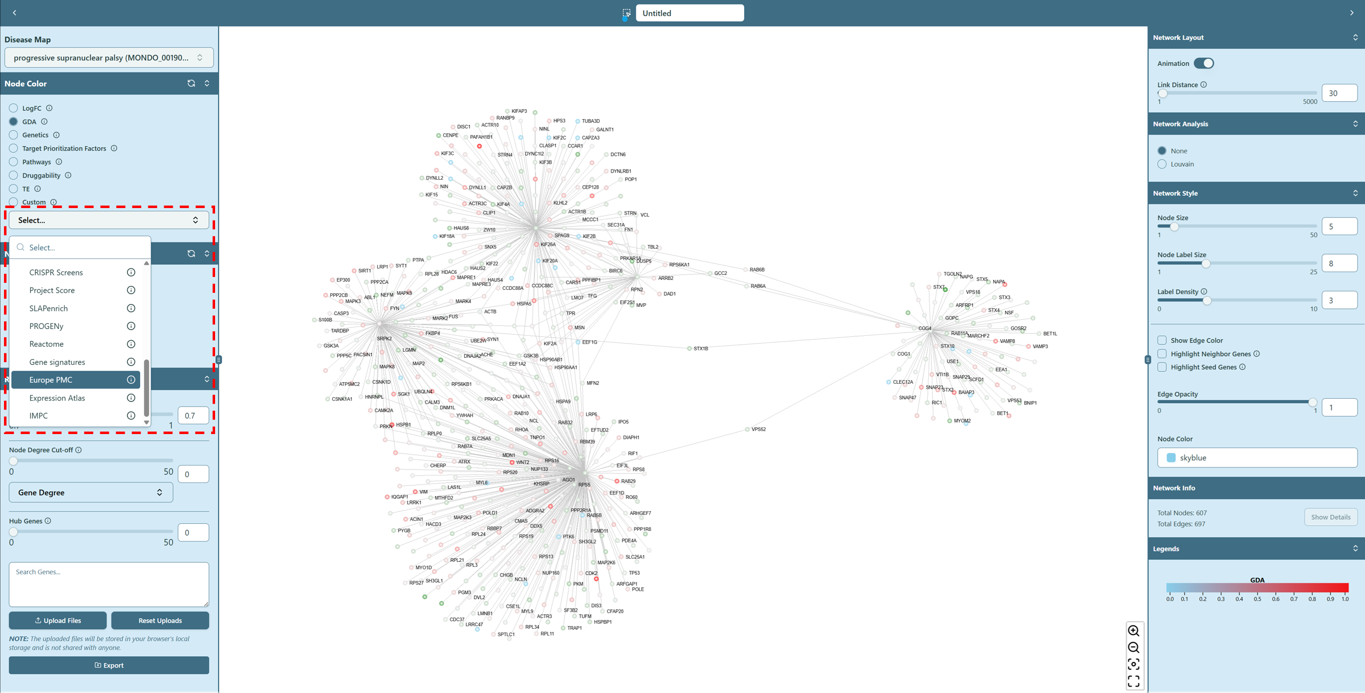 GDA evidence type naming convention